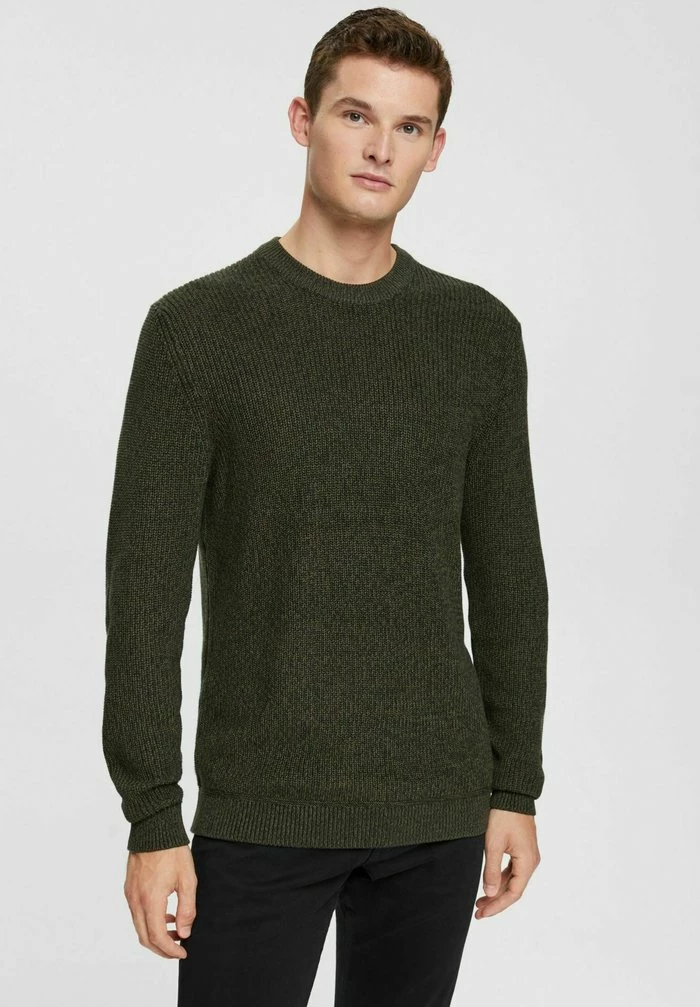 Esprit REGULAR FIT - Jumper - Dark Khaki