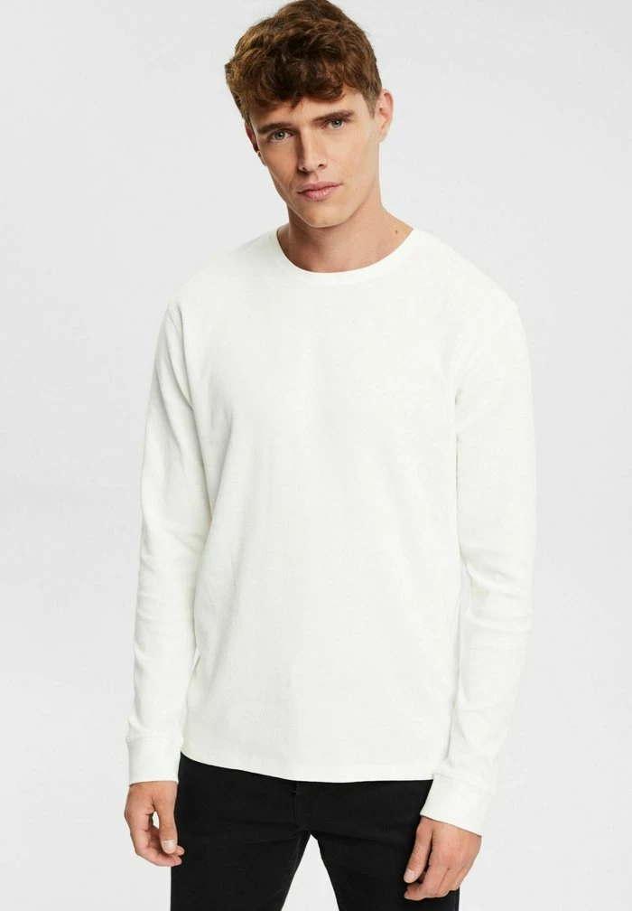 Esprit LONGSLEEVE - Long Sleeved Top - Off White