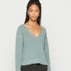Esprit STITCH - Jumper - Dusty Green