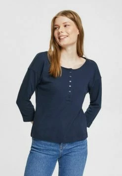 Esprit Long Sleeved Top - Navy