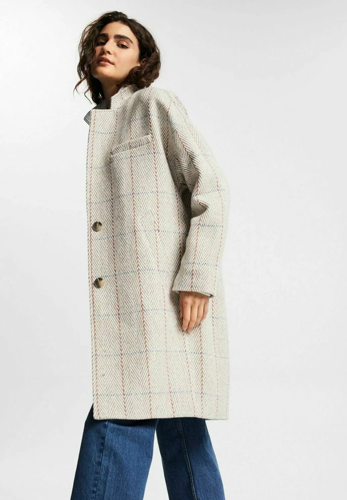 Esprit Classic Coat - Light Grey - Image 5