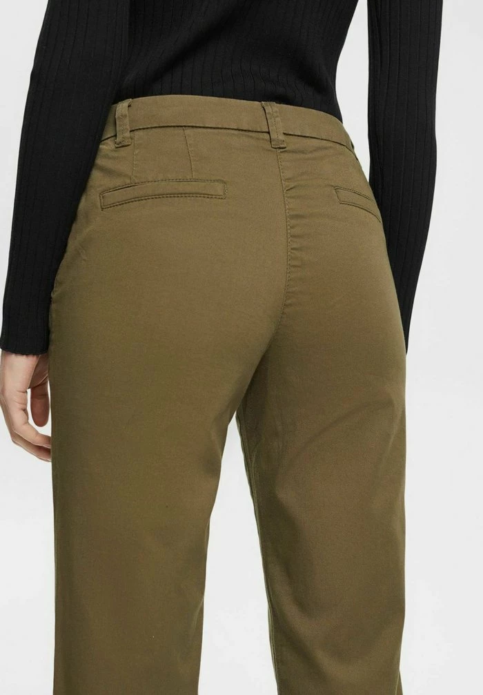 Esprit SUS MR STR - Trousers - Dark Khaki - Image 5