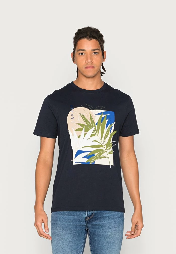 Esprit SUS - Print T-shirt - Navy