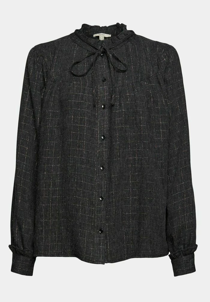 Esprit Button-down Blouse - Black - Image 11