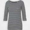 Esprit STRIPES TURNUP - Long Sleeved Top - Navy