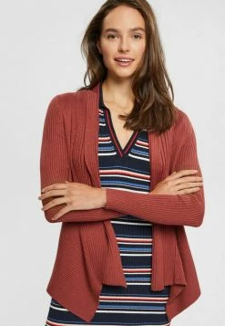 Esprit CARDIGAN - Cardigan - Terracotta