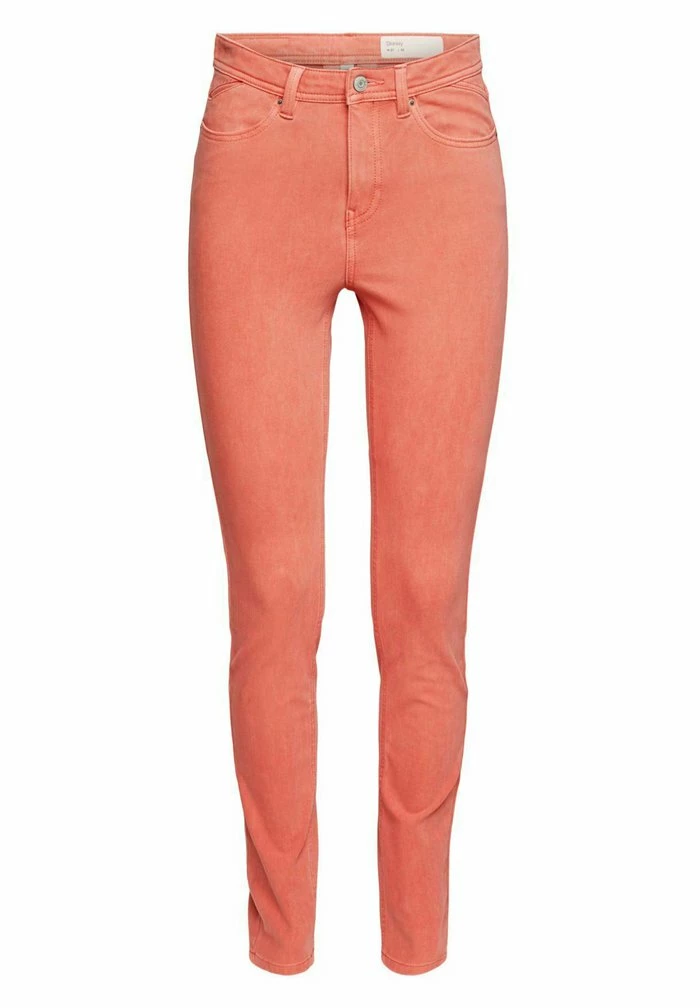 Esprit HIGH RISE - Slim Fit Jeans - Coral - Image 5