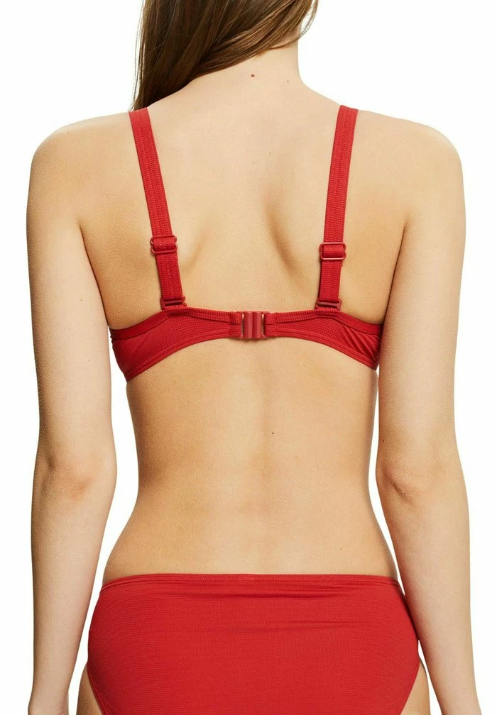 Esprit UNWATTIERTER - Bikini Top - Red - Image 7