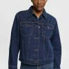 Esprit Denim Jacket - Blue Dark Washed