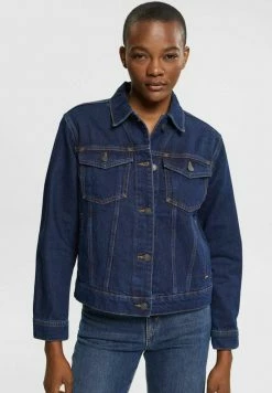 Esprit Denim Jacket - Blue Dark Washed