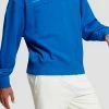 Esprit MIT BEFLOCKTEM LOGO-AUFNÄHER - Sweatshirt - Bright Blue