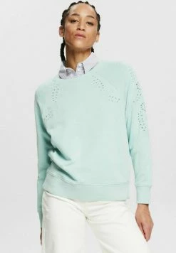 Esprit MIT STICKEREI - Sweatshirt - Dusty Green