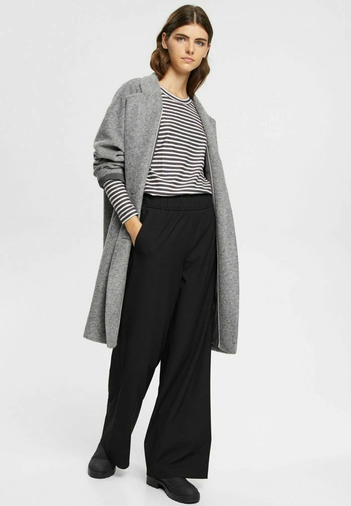 Esprit MIT STREIFEN - Long Sleeved Top - Anthracite - Image 5