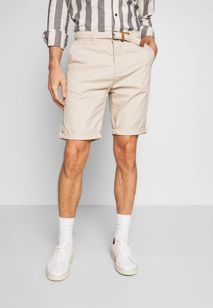 Esprit REGULAR FIT - Shorts - Light Beige