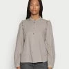 Esprit COO TWILL - Blouse - Gunmetal