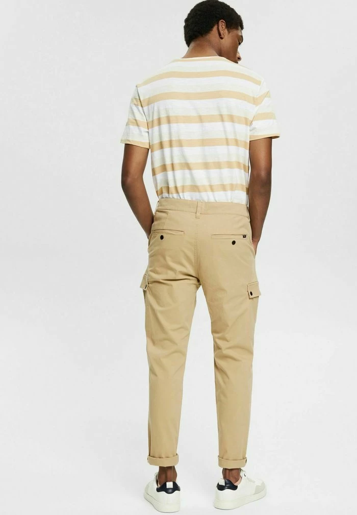 Esprit Cargo Trousers - Beige - Image 3