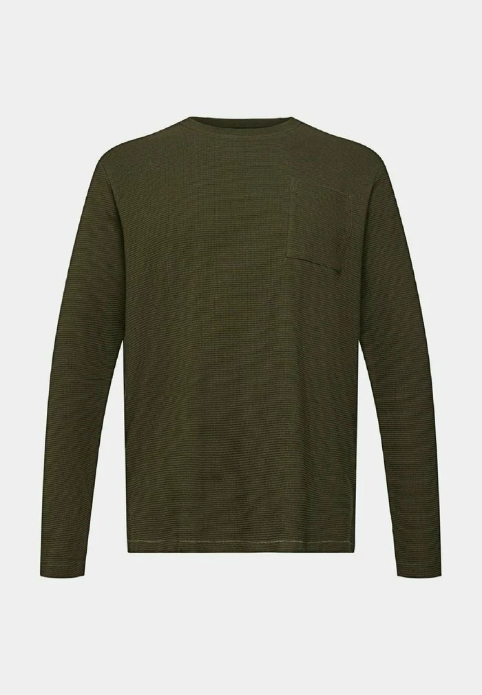 Esprit REGULAR FIT - Long Sleeved Top - Dark Khaki - Image 7
