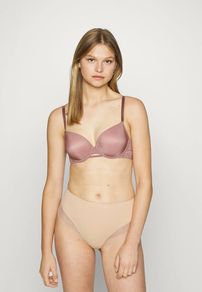 Esprit SOFT SHAPING PAR HIGH WAIST - Pants - Dusty Nude - Image 2