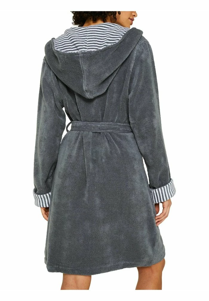 Esprit MIT STREIFEN - Dressing Gown - Grey Steel - Image 3