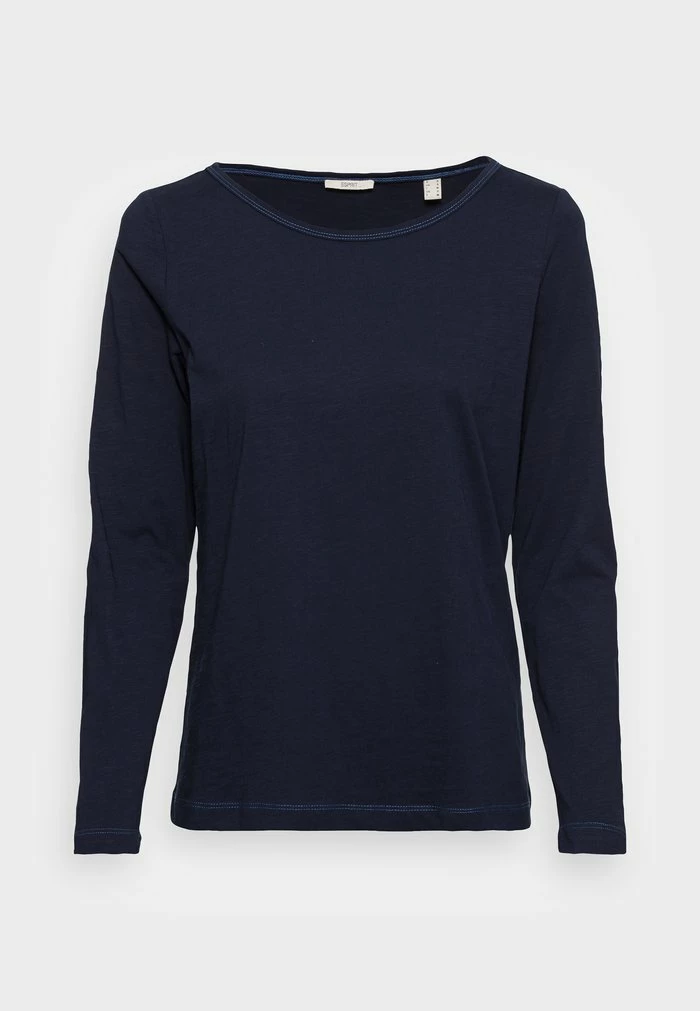 Esprit BOAT NECK - Long Sleeved Top - Navy - Image 4