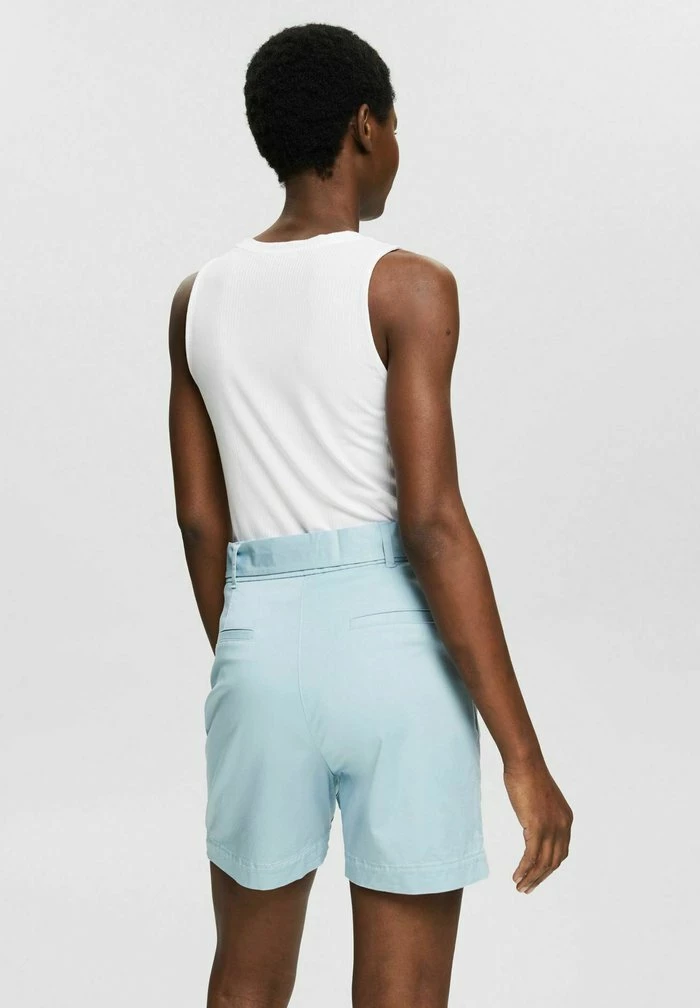 Esprit MIT BINDEGÜRTEL - Shorts - Grey Blue - Image 3