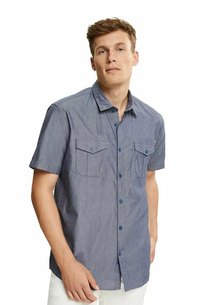 Esprit MIT BRUSTTASCHEN - Shirt - Navy - Image 6