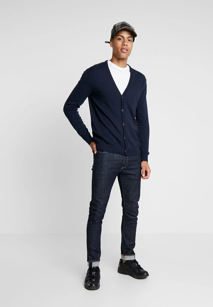 Esprit BUTTON CARD - Cardigan - Navy - Image 2