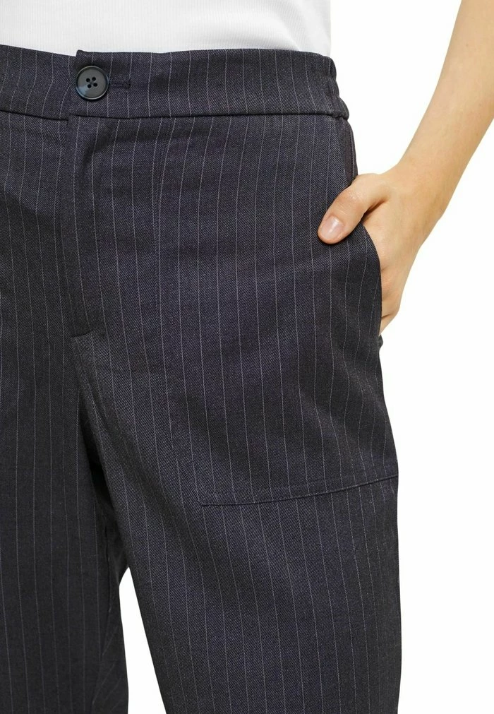 Esprit MIT NADELSTREIFEN - Trousers - Navy - Image 9