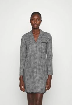 Esprit NIGHTSHIRT LONG SLEEVE - Nightie - Black