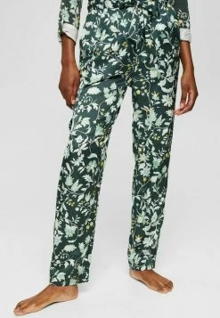Esprit MIT PAPERBAG-BUND - Pyjama Bottoms - Dark Teal Green 3