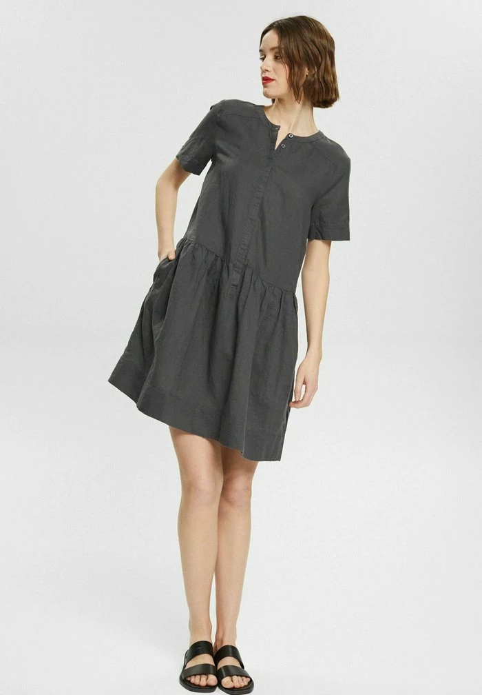 Esprit F LI CO - Day Dress - Anthracite - Image 4