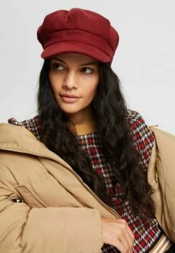 Esprit BAKER BOY HUT - Cap - Bordeaux Red