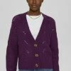 Esprit Cardigan - Plum Red