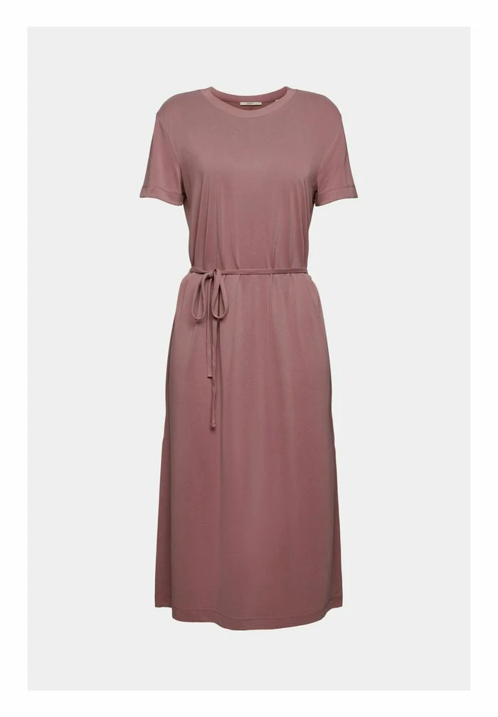 Esprit Jersey Dress - Mauve - Image 3