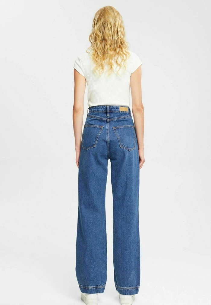 Esprit Flared Jeans - Blue Medium Washed - Image 3