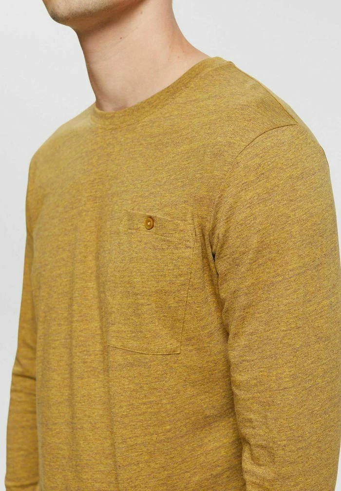 Esprit REGULAR FIT - Long Sleeved Top - Dusty Yellow - Image 4