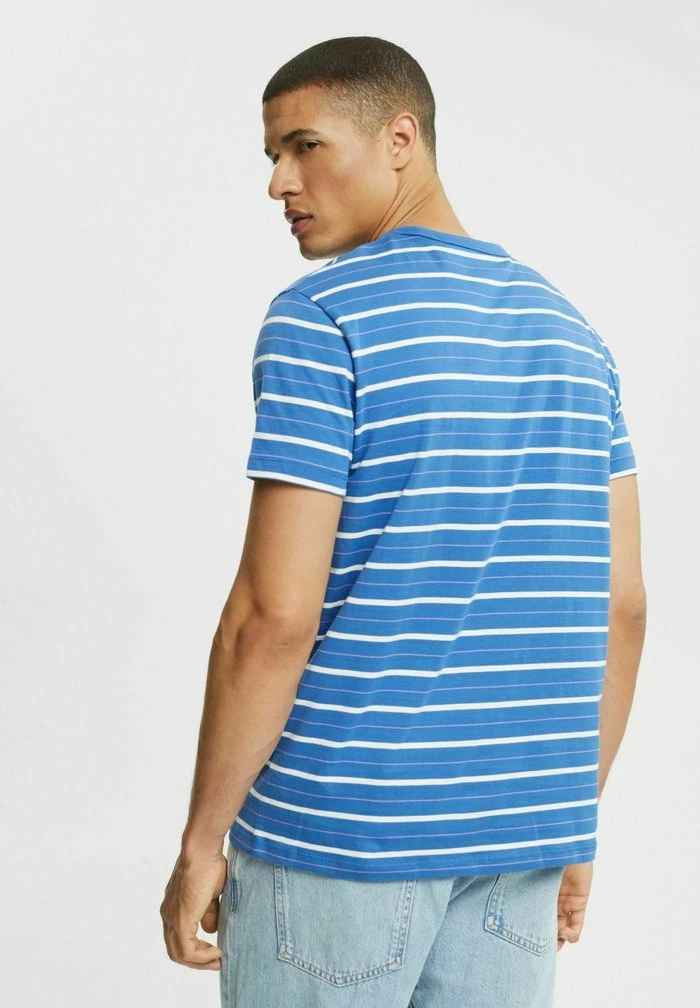 Esprit REGULAR FIT - Print T-shirt - Blue - Image 3