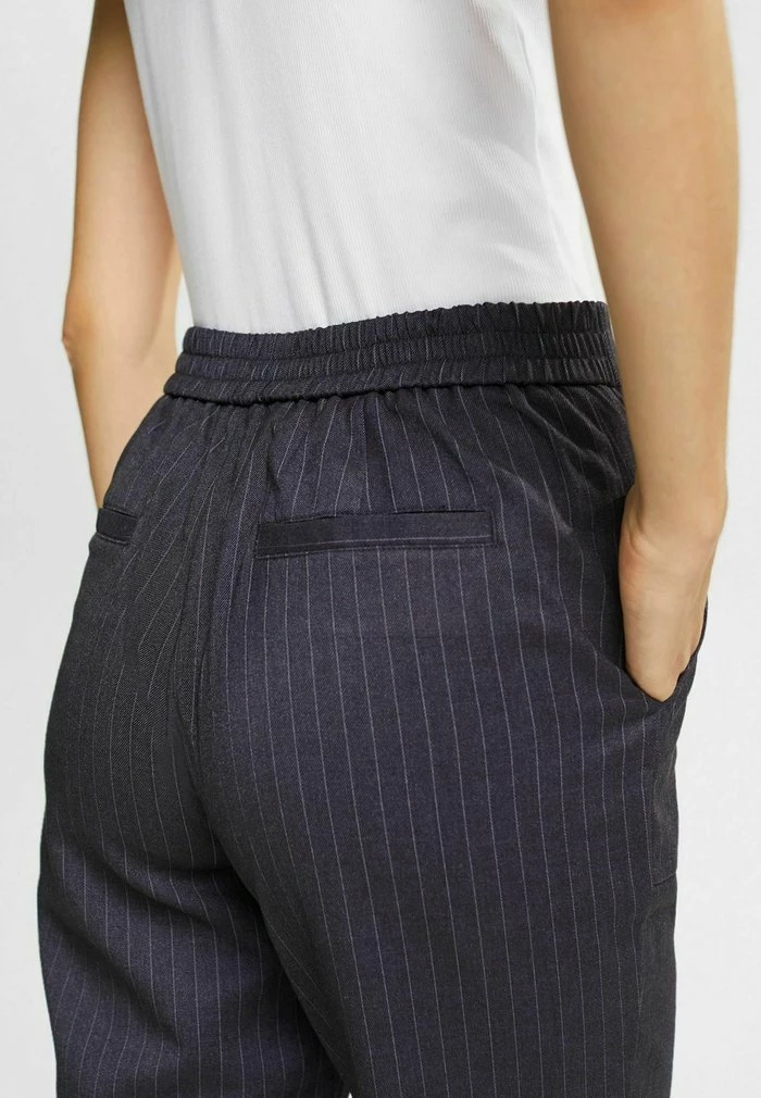 Esprit MIT NADELSTREIFEN - Trousers - Navy - Image 5