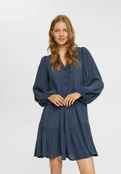 Esprit LIGHT WOVEN - Day Dress - Navy