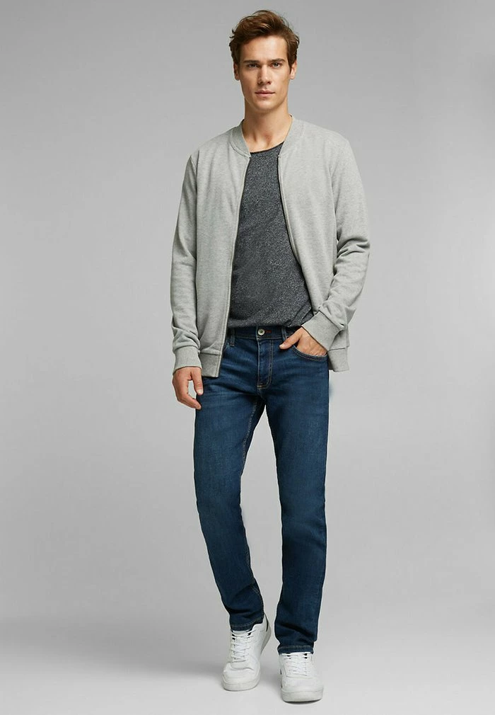 Esprit Bomber Jacket - Medium Grey - Image 2