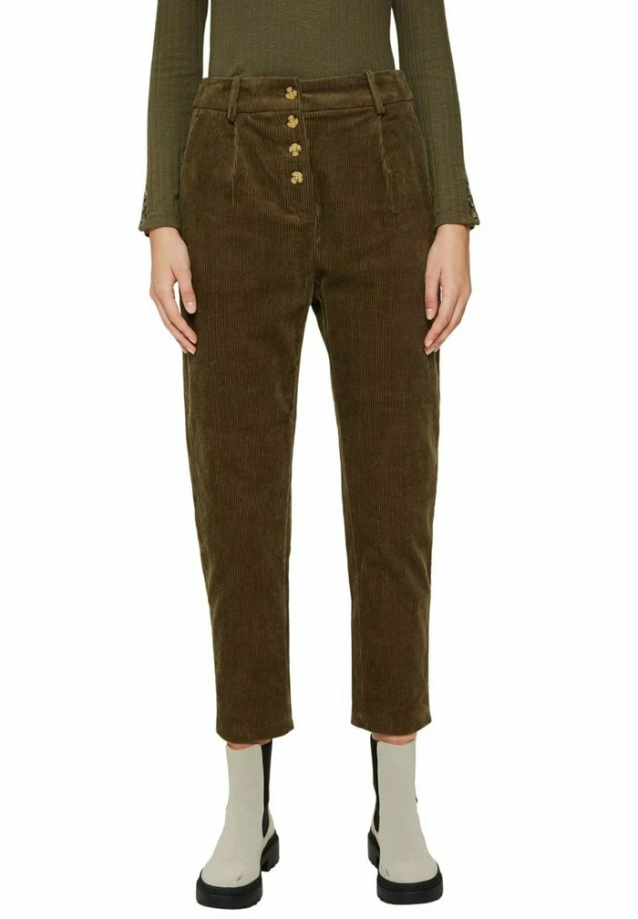 Esprit Trousers - Dark Khaki - Image 9