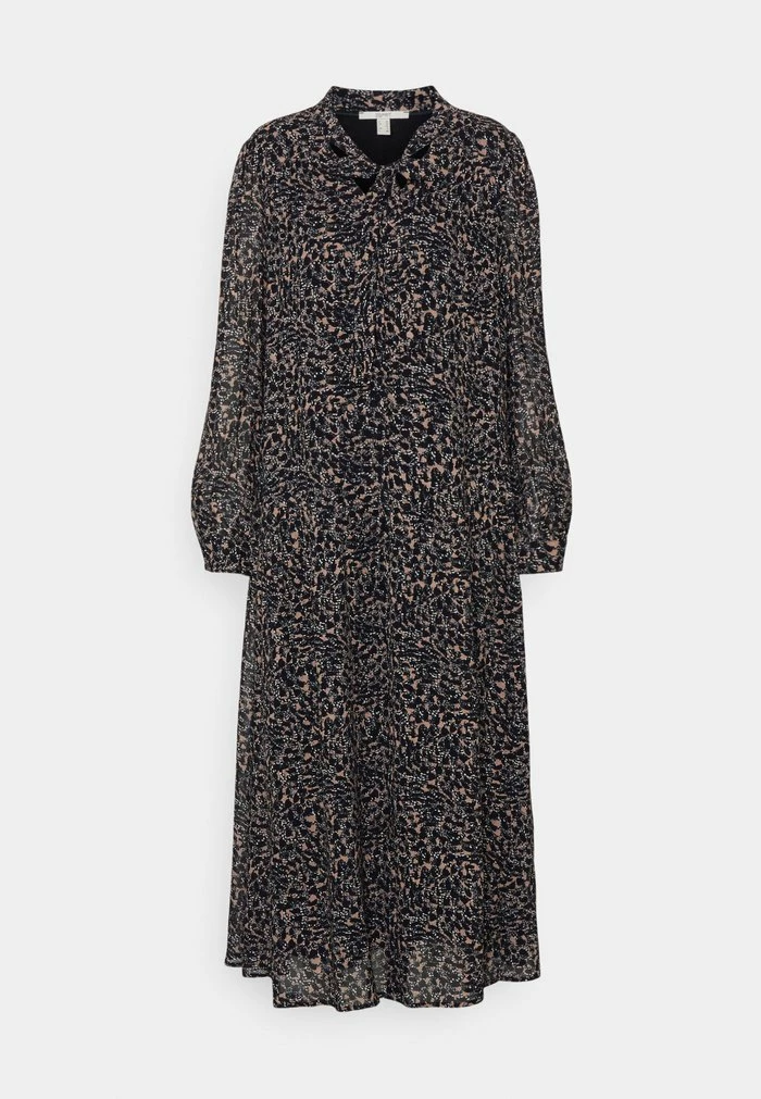 Esprit GEORGETTE DRESS - Day Dress - Anthracite