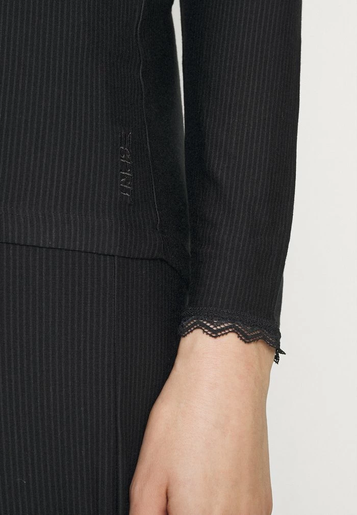 Esprit SOFT STRIPES LONGSLEEVE LONG PANTS - Pyjamas - Black - Image 7