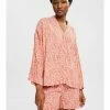 Esprit MIT PÜNKTCHENMUSTER - Pyjama Set - Terracotta 3