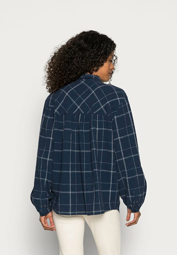 Esprit Button-down Blouse - Navy - Image 3