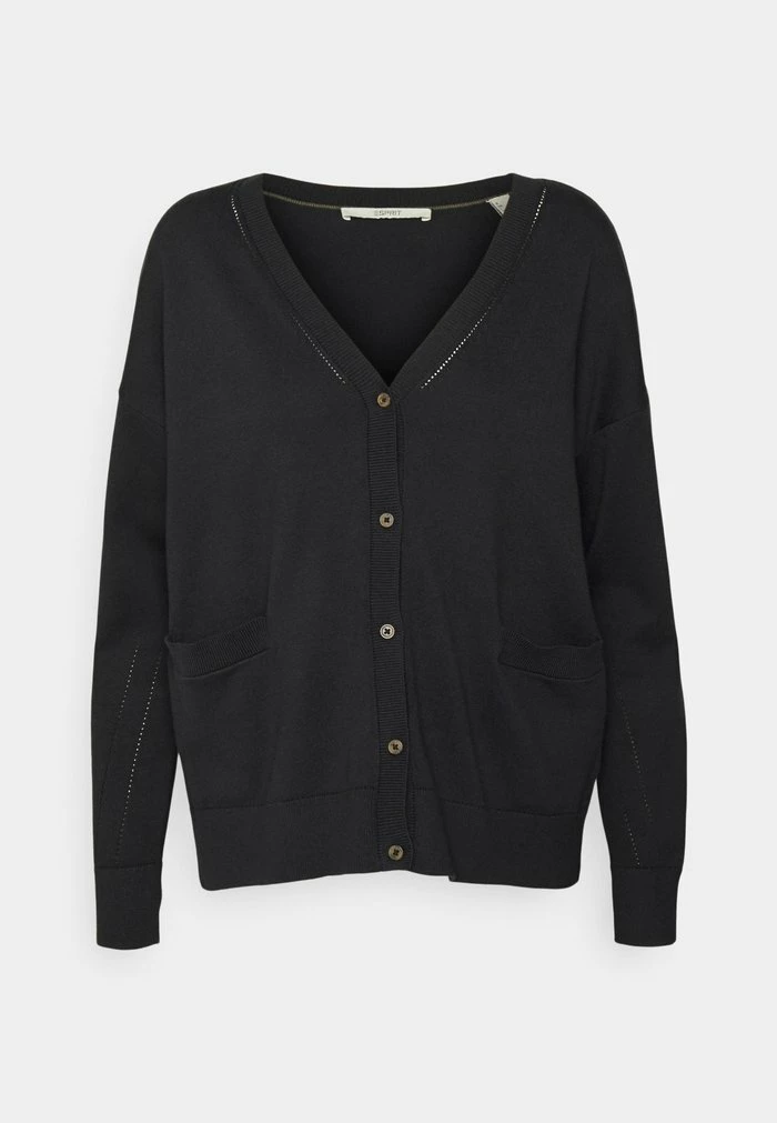 Esprit SUS VNECK - Cardigan - Black - Image 4