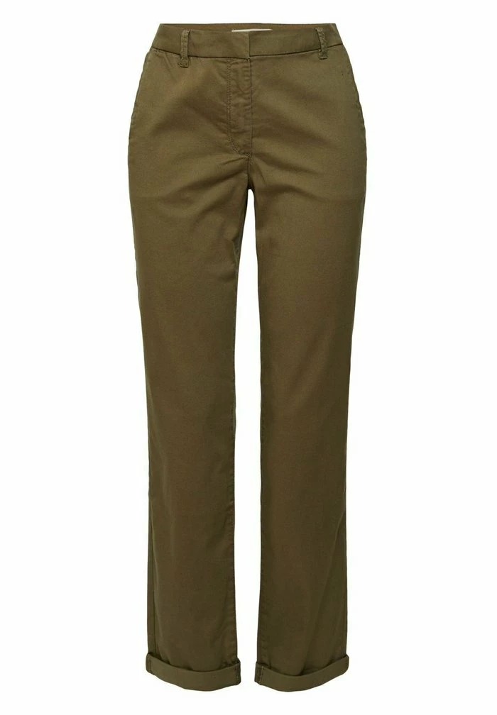 Esprit SUS MR STR - Trousers - Dark Khaki - Image 7