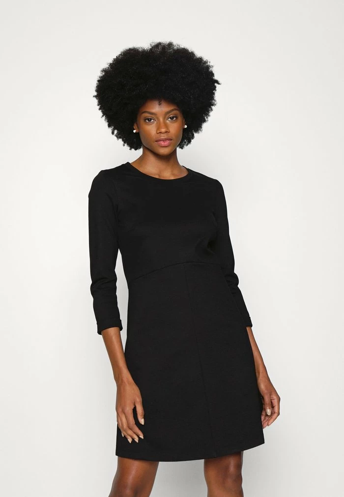 Esprit PUNTI DRESS - Jersey Dress - Black