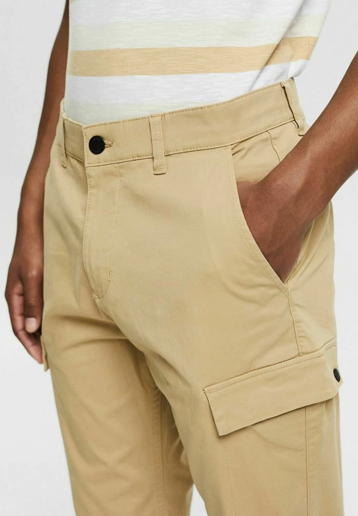 Esprit Cargo Trousers - Beige - Image 4