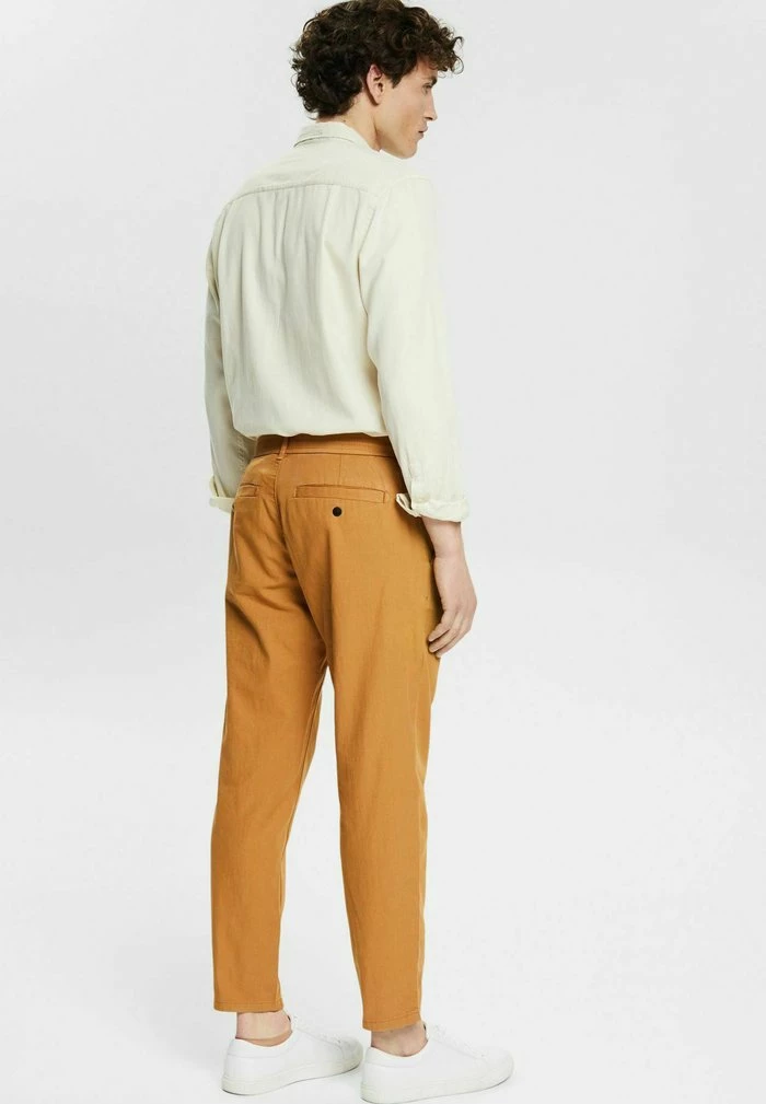 Esprit MIT KORDELZUGBUND - Trousers - Toffee - Image 3